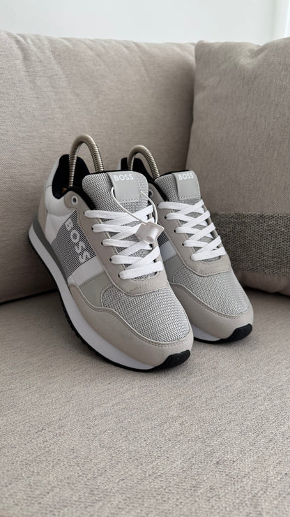 HUGO BOSS TENIS BLANCO GRIS NEGRO