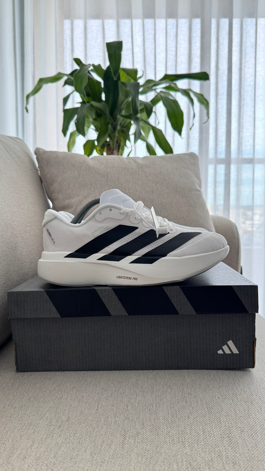 ADIDAS ADIZERO BLANCO NEGRO