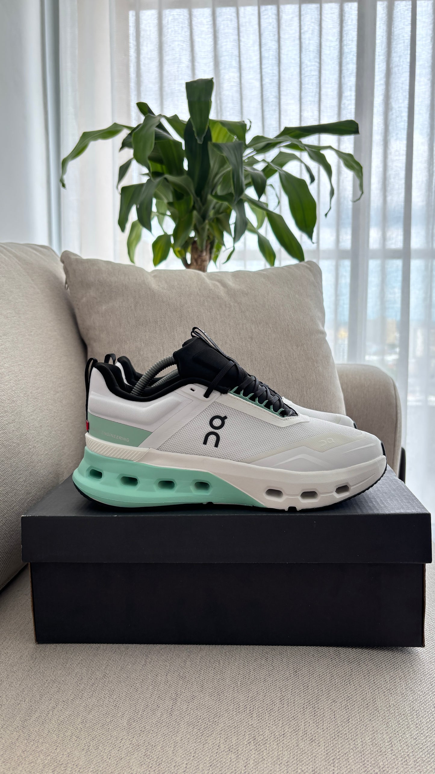 ON CLOUD BLANCO VERDE MENTA