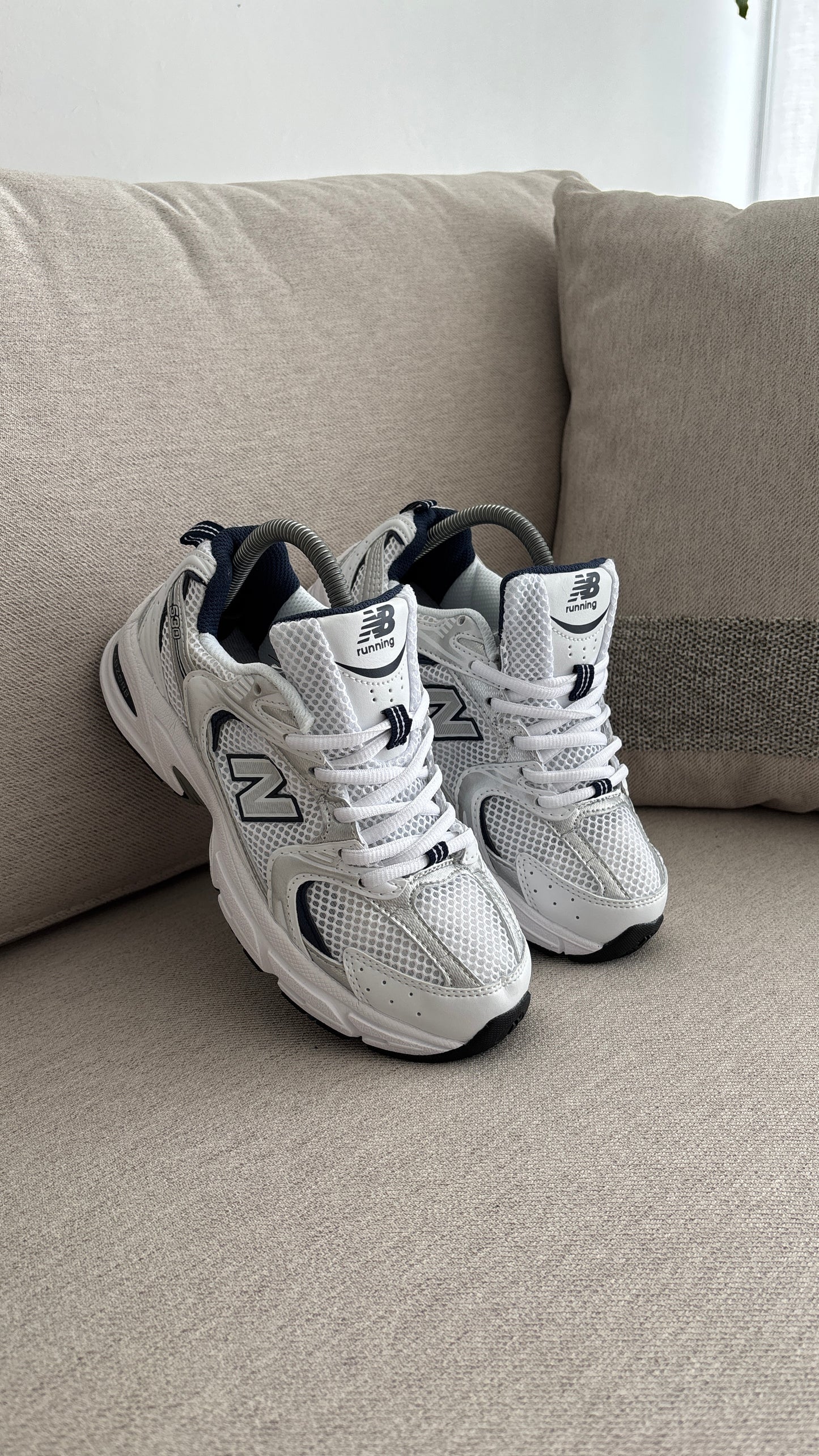 NEW 530 CLASICO BLANCO AZUL