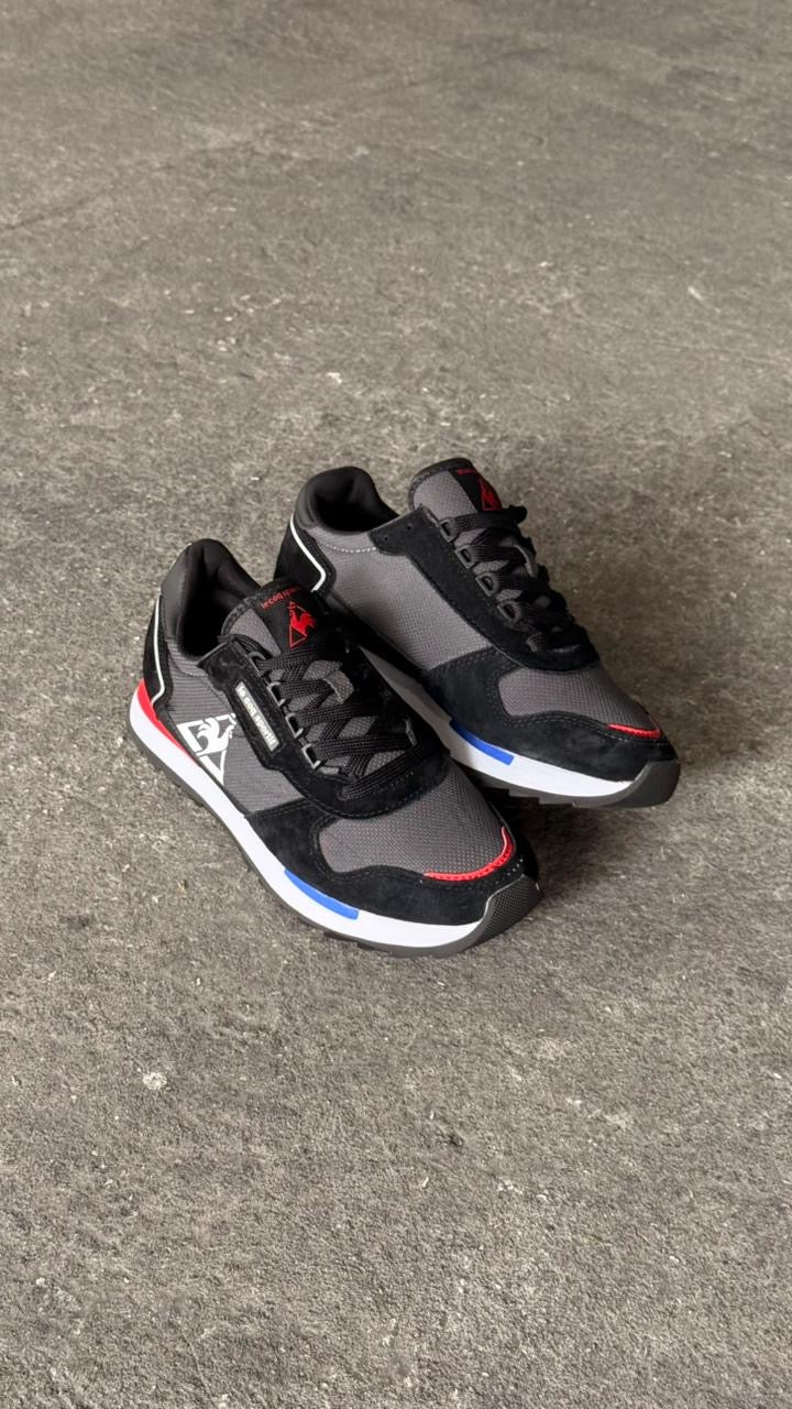 LECOP TENIS NEGRO BLANCO ROJO