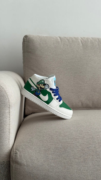 JORDAN RETRO 1 LUIGI VERDE NIÑOS