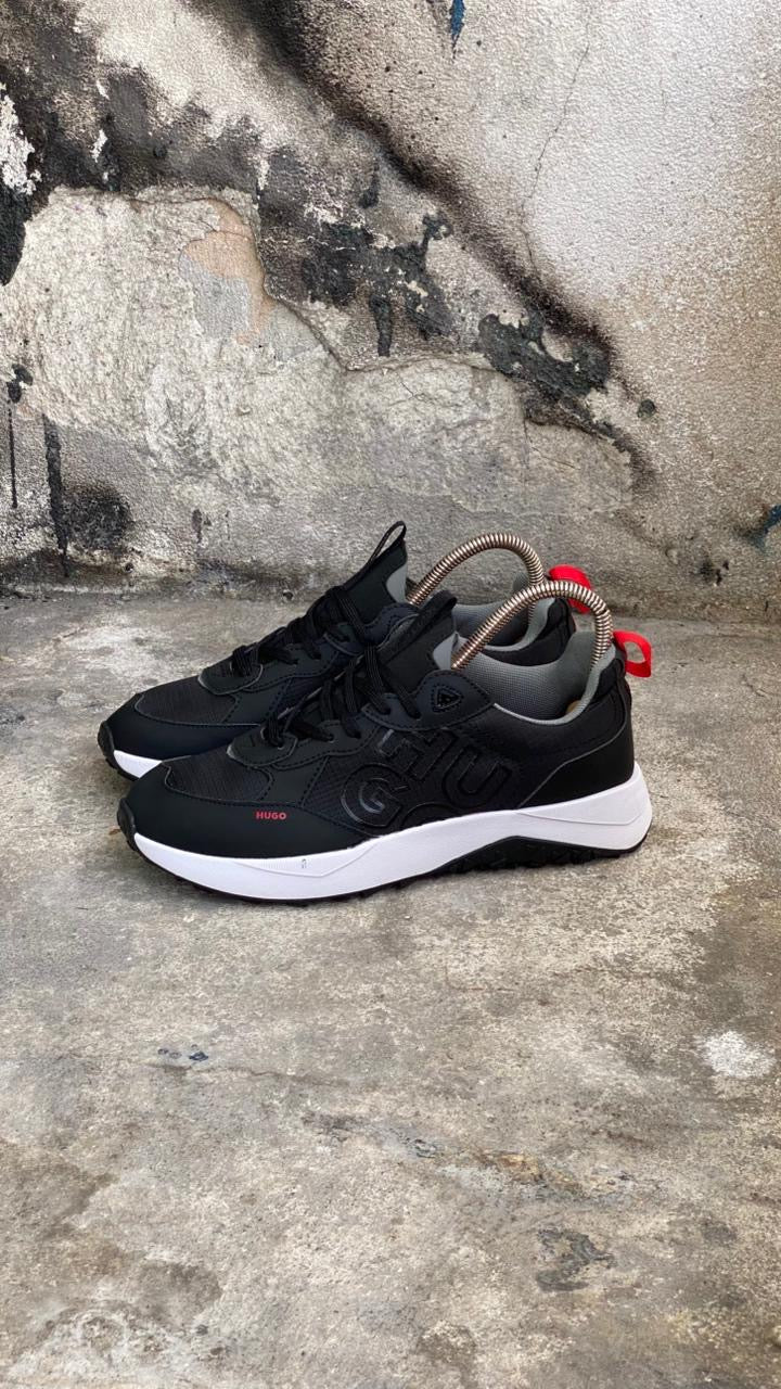 HUGO BOSS NEGRO BLANCO ROJO CLASICO