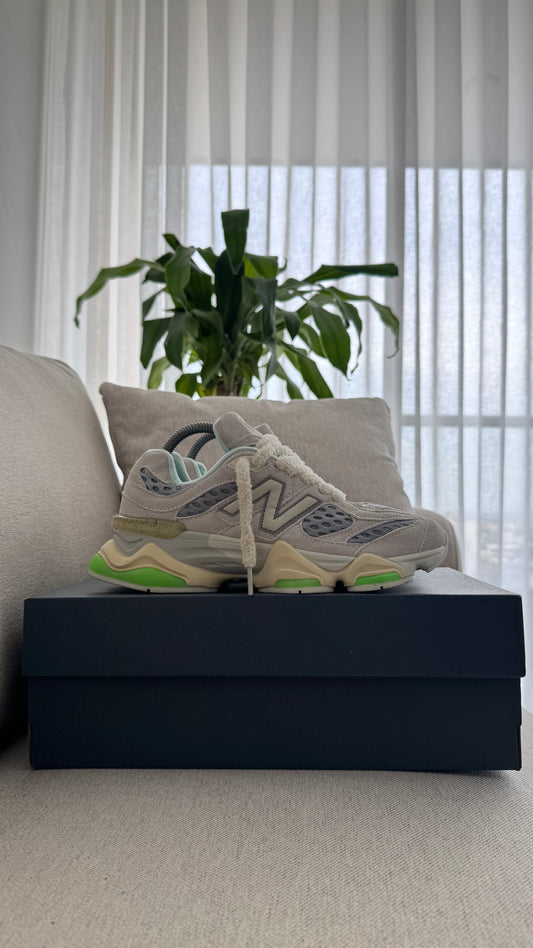NEW BALANCE 9060 GRIS PRINT VERDE