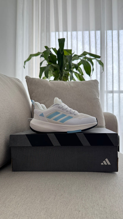 ADIDAS BOUNCE BLANCO AZUL NIÑO