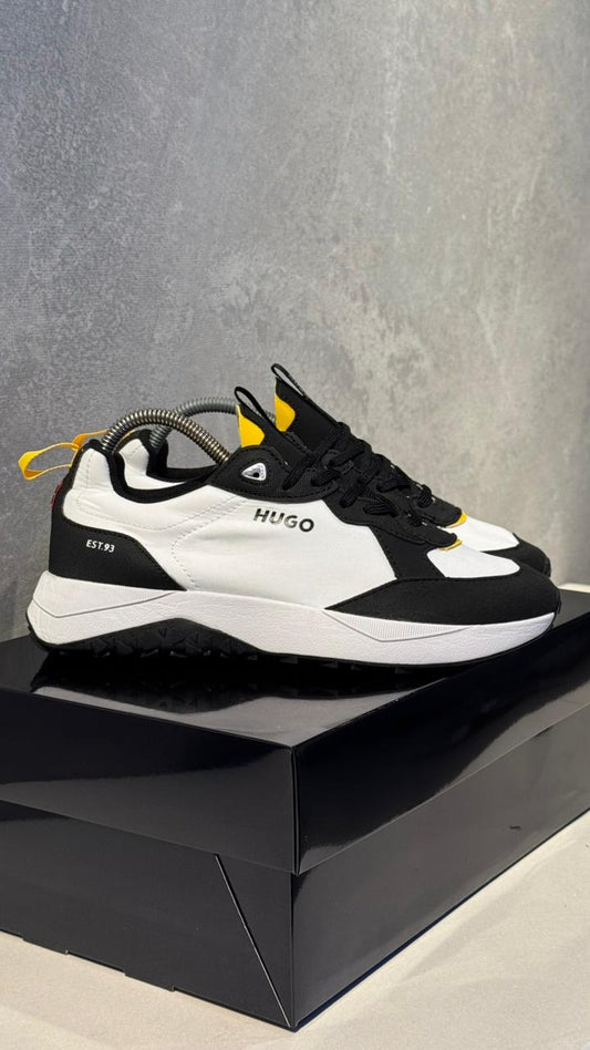 HUGO BOSS CLASICO BLANCO AMARILLO