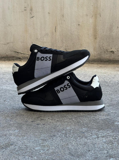 HUGO BOSS NEGRO RAYAS BLANCA