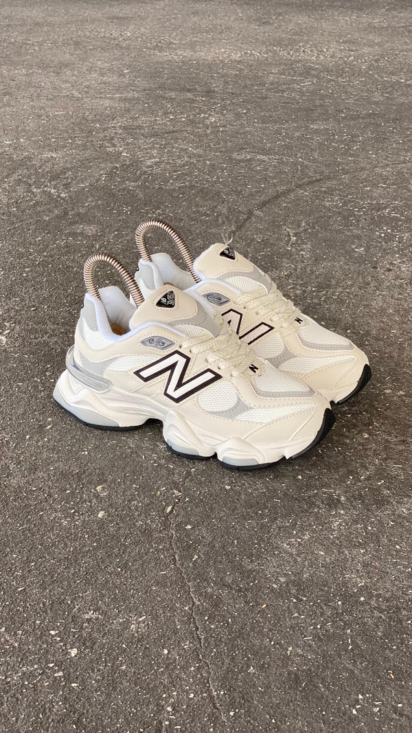 NEW 9060 BLANCO GRIS NEGRO