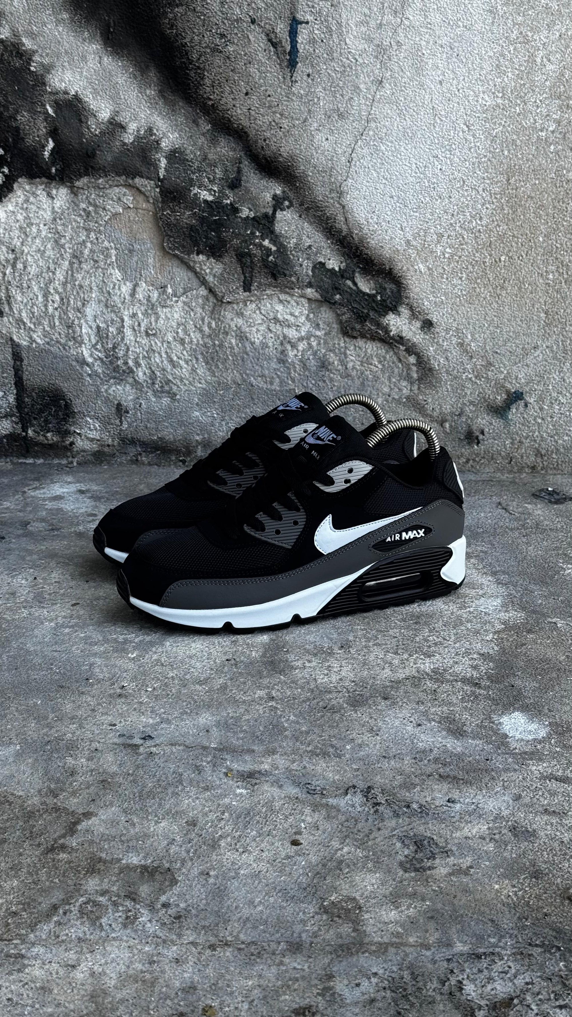 NIKE AIR MAX 90 NEGRO GRIS BLANCO