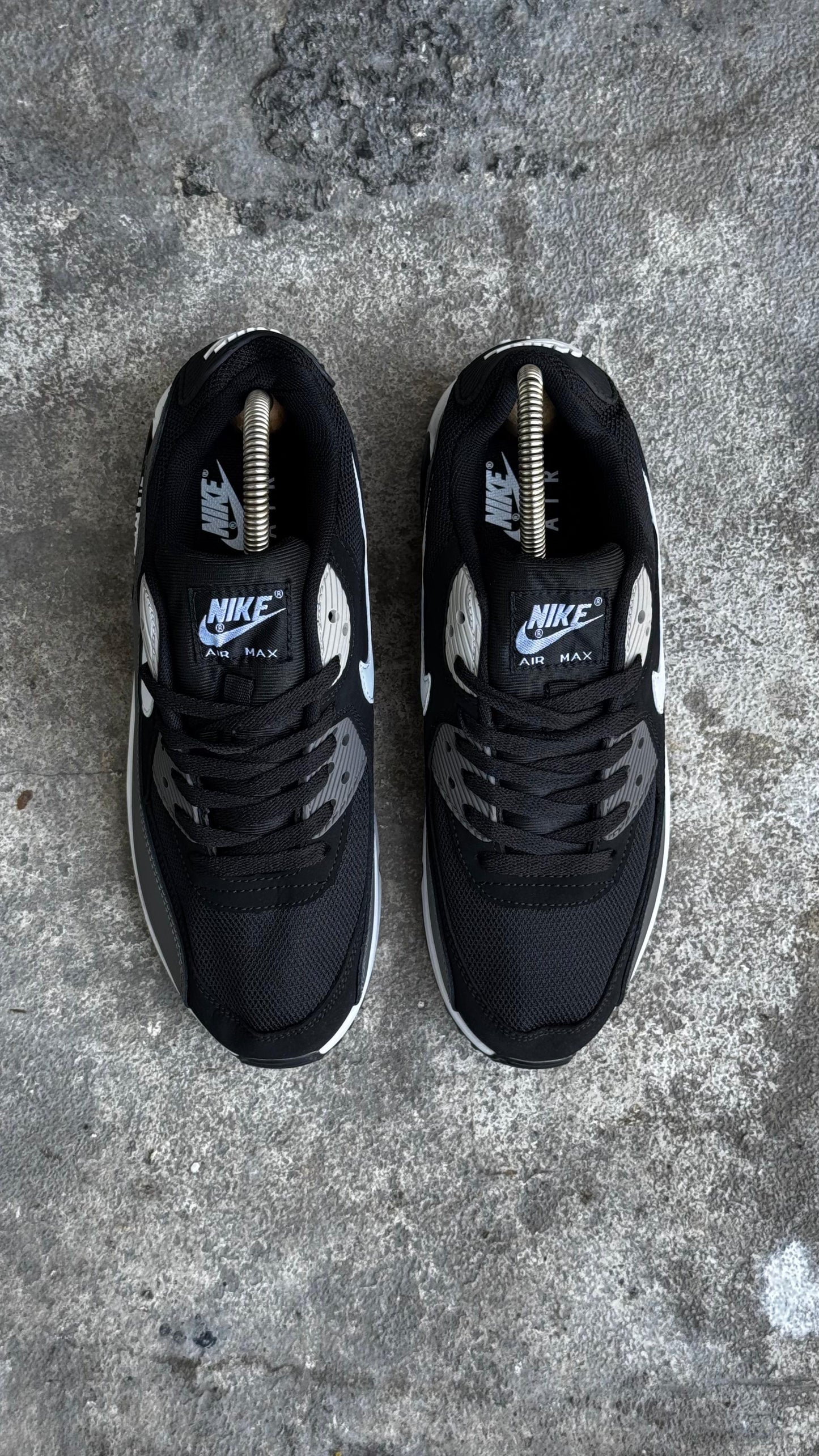 NIKE AIR MAX 90 NEGRO GRIS BLANCO