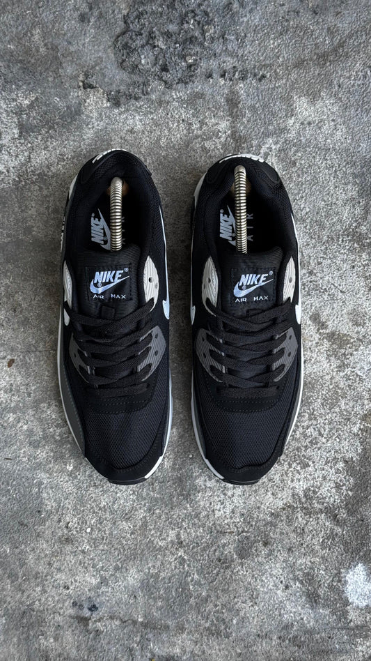 NIKE AIR MAX 90 NEGRO GRIS BLANCO