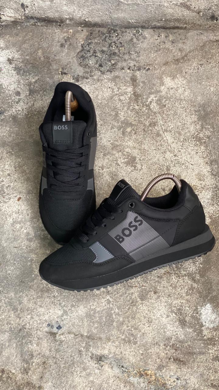 HUGO BOSS NEGRO GRIS