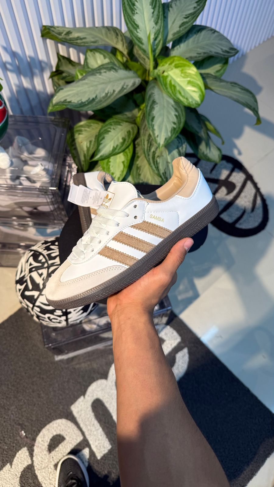 ADIDAS SAMBA BLANCO BEIGE