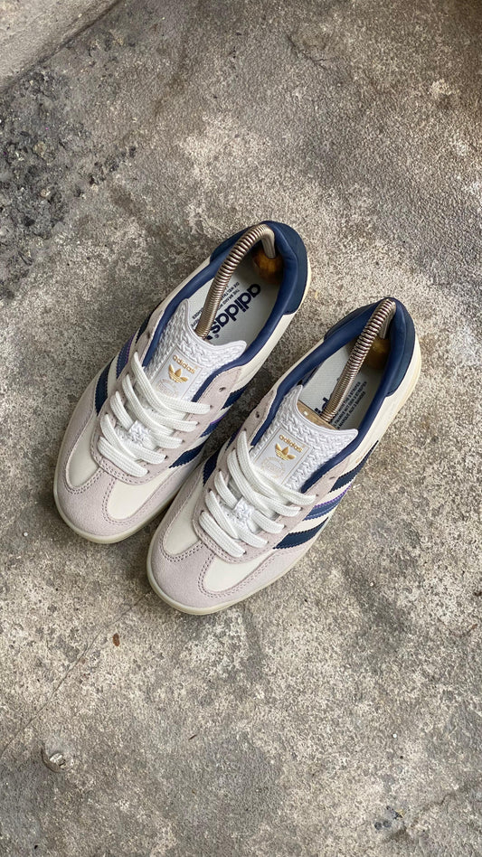 ADIDAS GAZELLE BLANCO AZUL