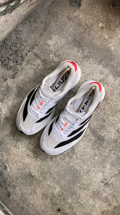 ADIZERO BLANCO NEGRO ROJO