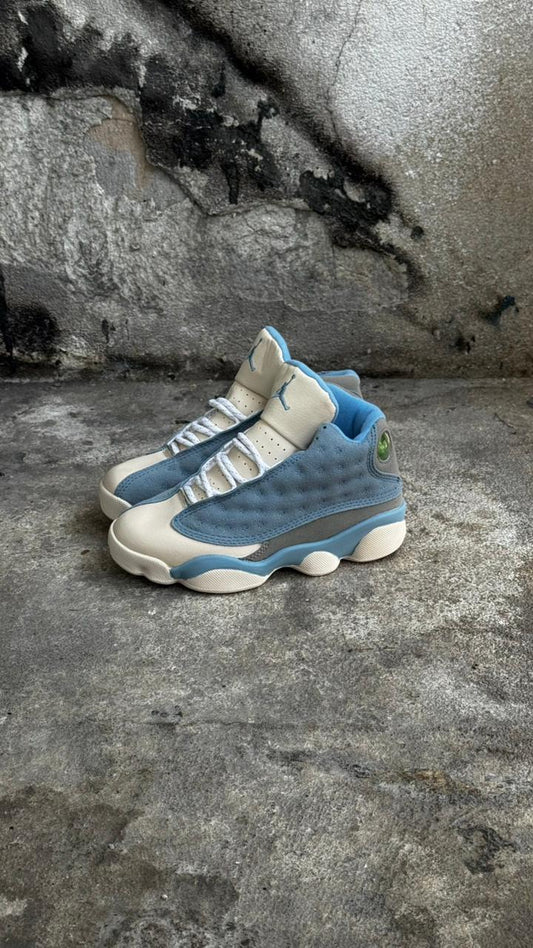JORDAN RETRO 13 NIÑO BLANCO AZUL CIELO
