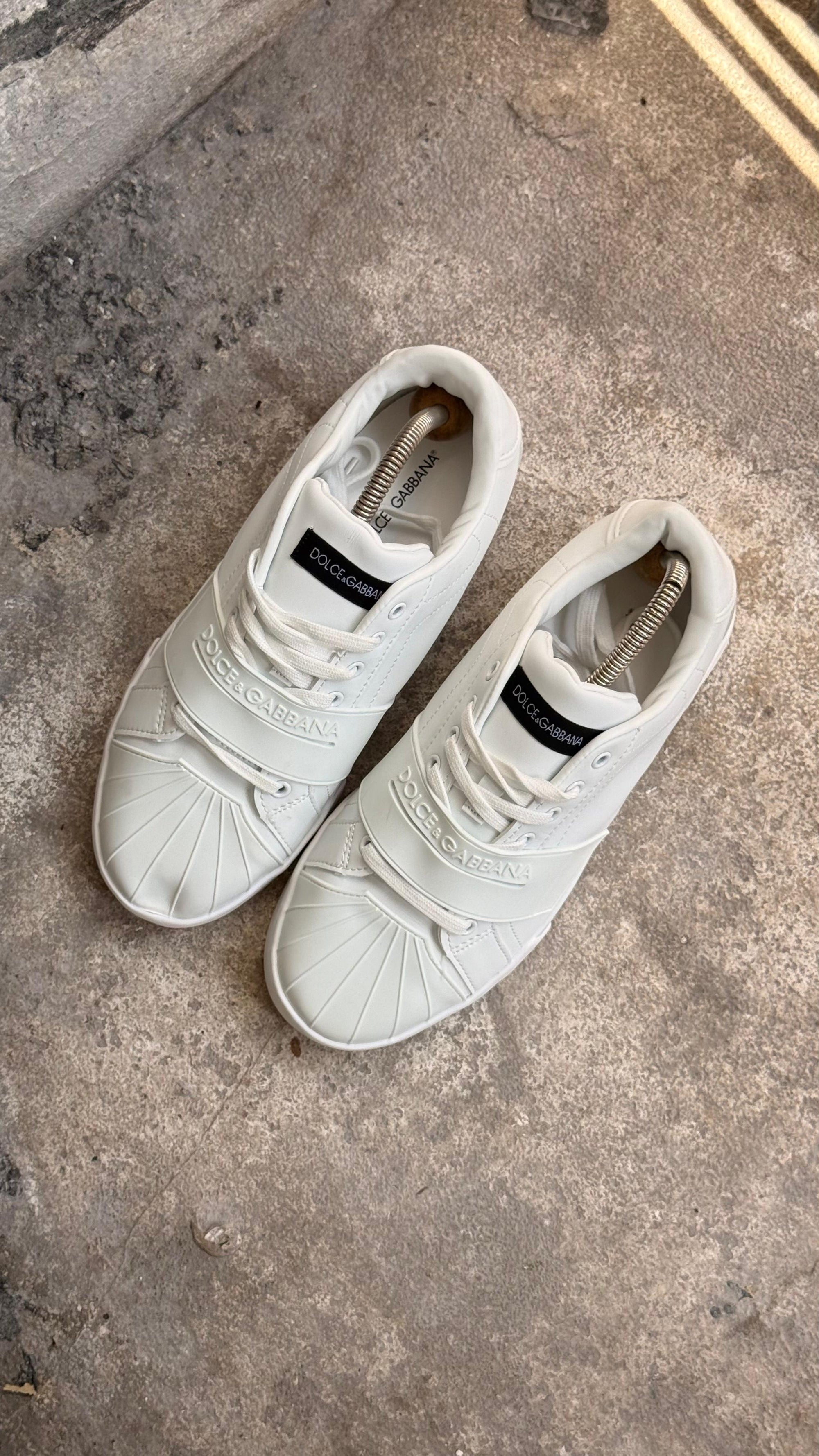 DOLCE GABBANA VELCRO BLANCO