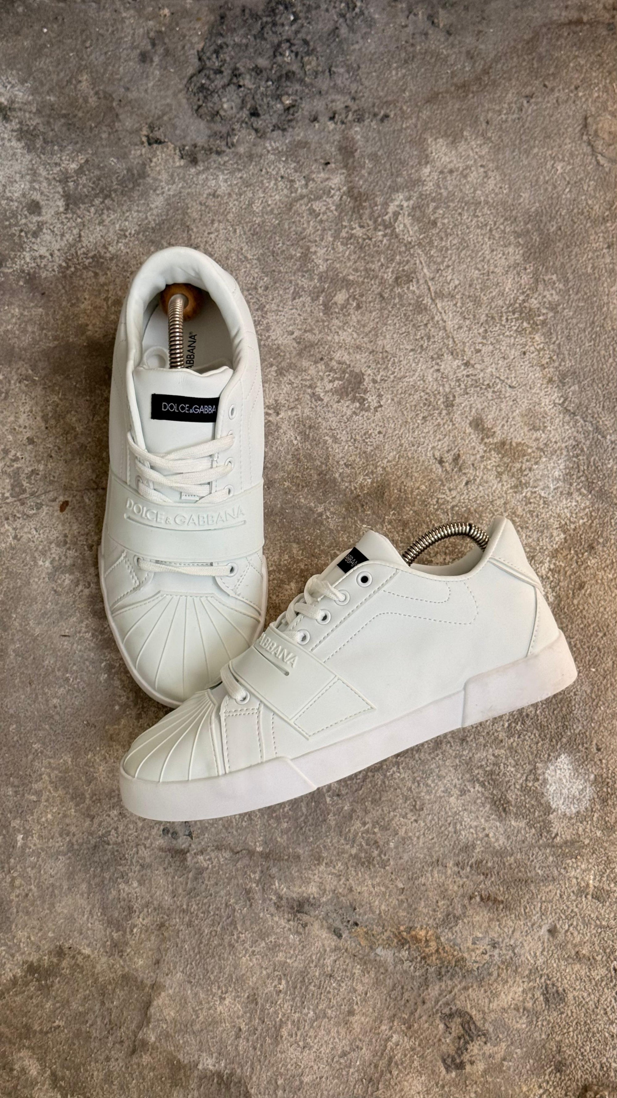 DOLCE GABBANA VELCRO BLANCO
