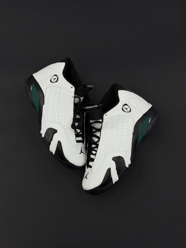 JORDAN RETRO 14 BLANCO NEGRO VERDE