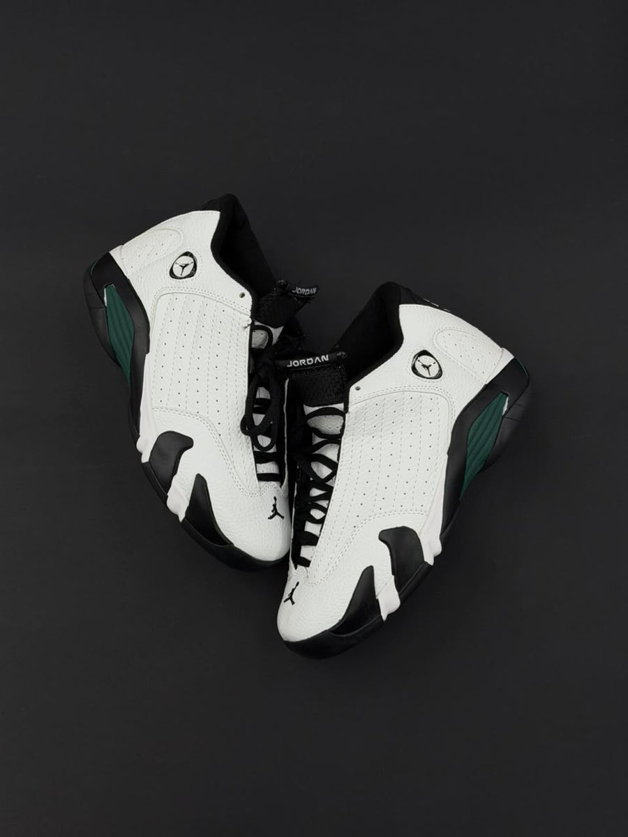 JORDAN RETRO 14 BLANCO NEGRO VERDE