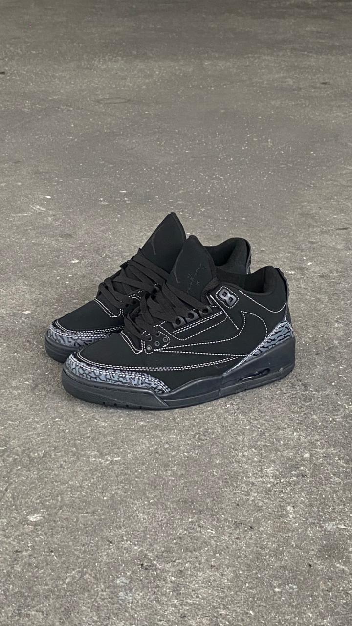 JORDAN RETRO 3 TRAVIS NEGRA
