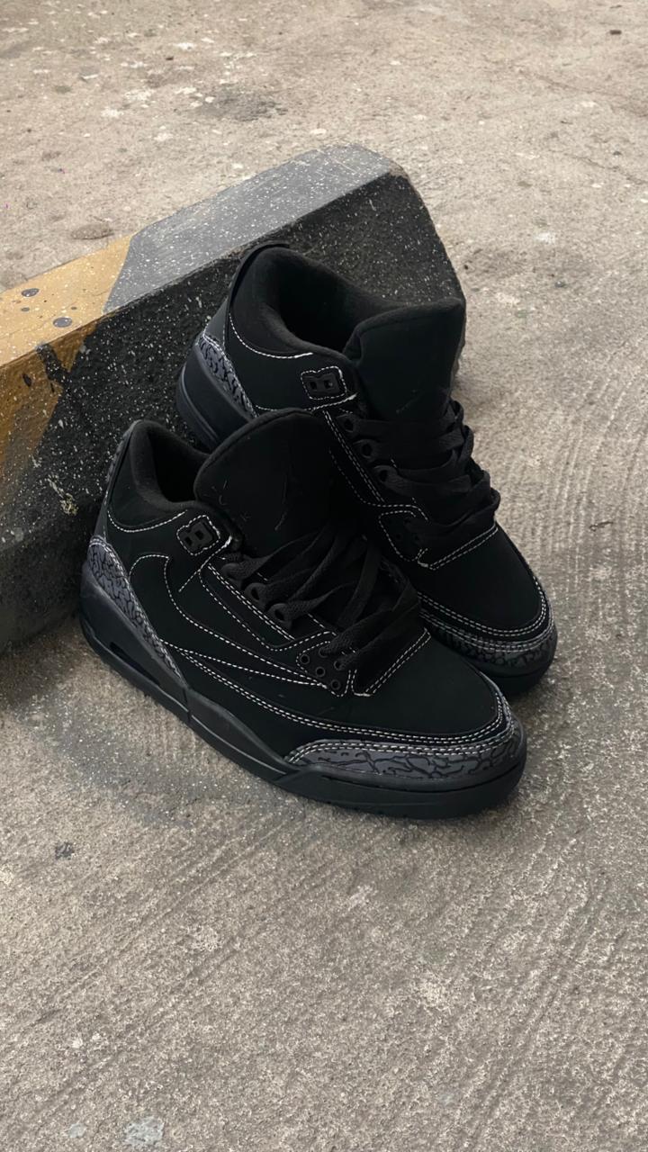 JORDAN RETRO 3 TRAVIS NEGRA
