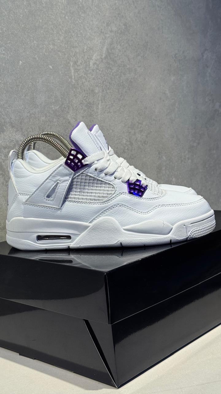 JORDAN RETRO 4 BLANCO MORADO
