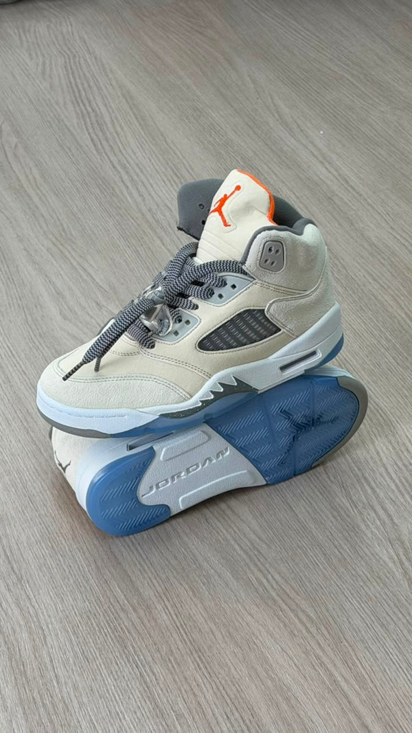 JORDAN RETRO 5 OG WHITE BLUE