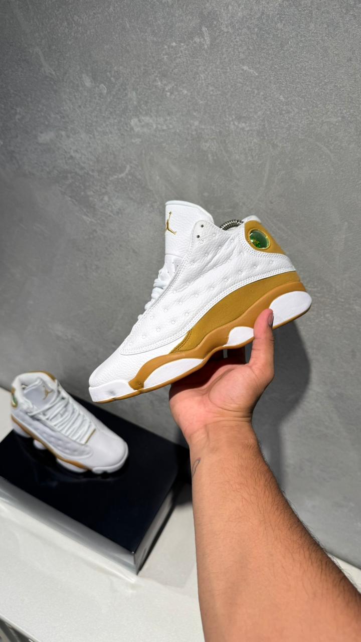 JORDAN RETRO 13 BLANCA DORADA