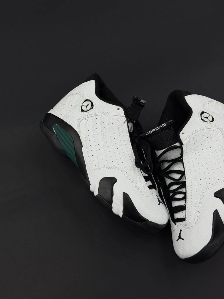 JORDAN RETRO 14 BLANCO NEGRO VERDE