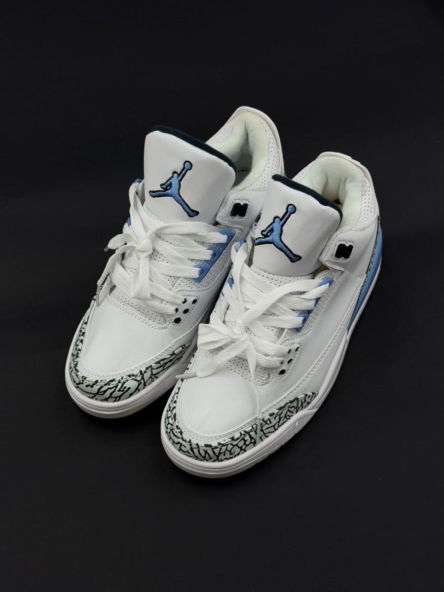 JORDAN RETRO 3 BLANCO AZUL
