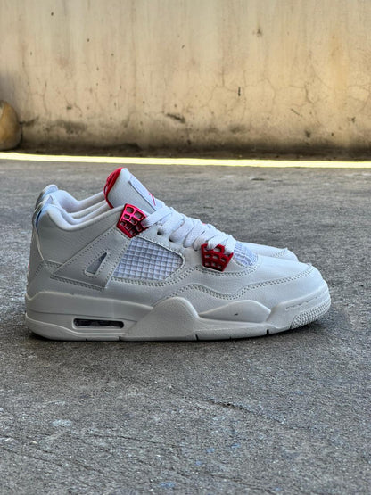 JORDAN RETRO 4 BLANCO ROJO