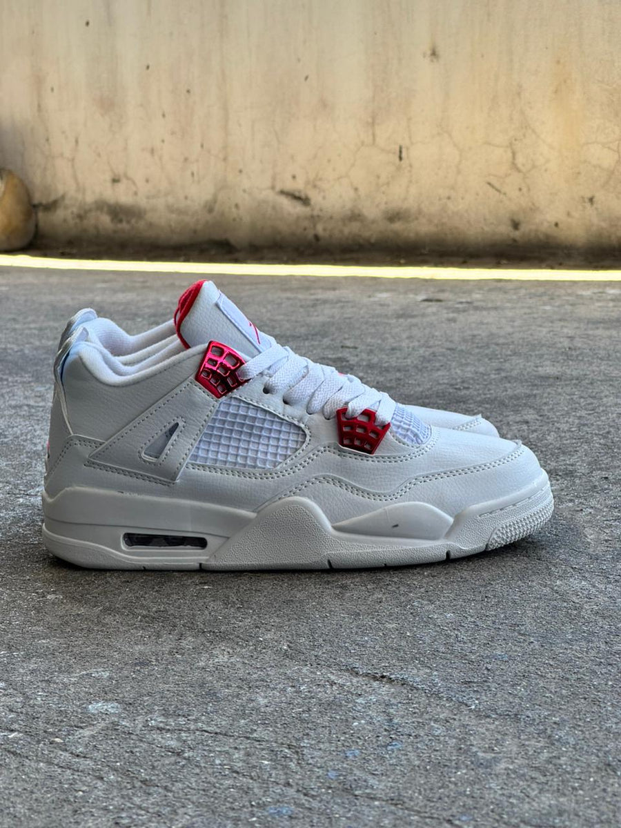 JORDAN RETRO 4 BLANCO ROJO