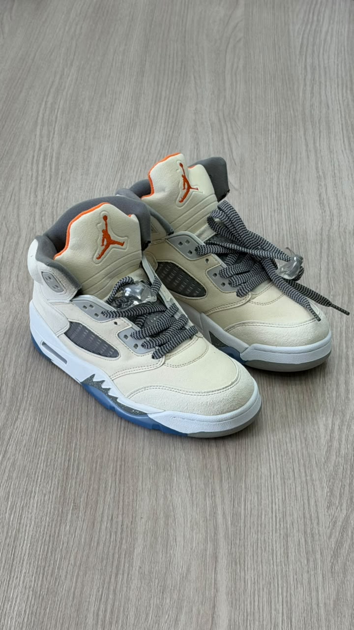 JORDAN RETRO 5 OG WHITE BLUE