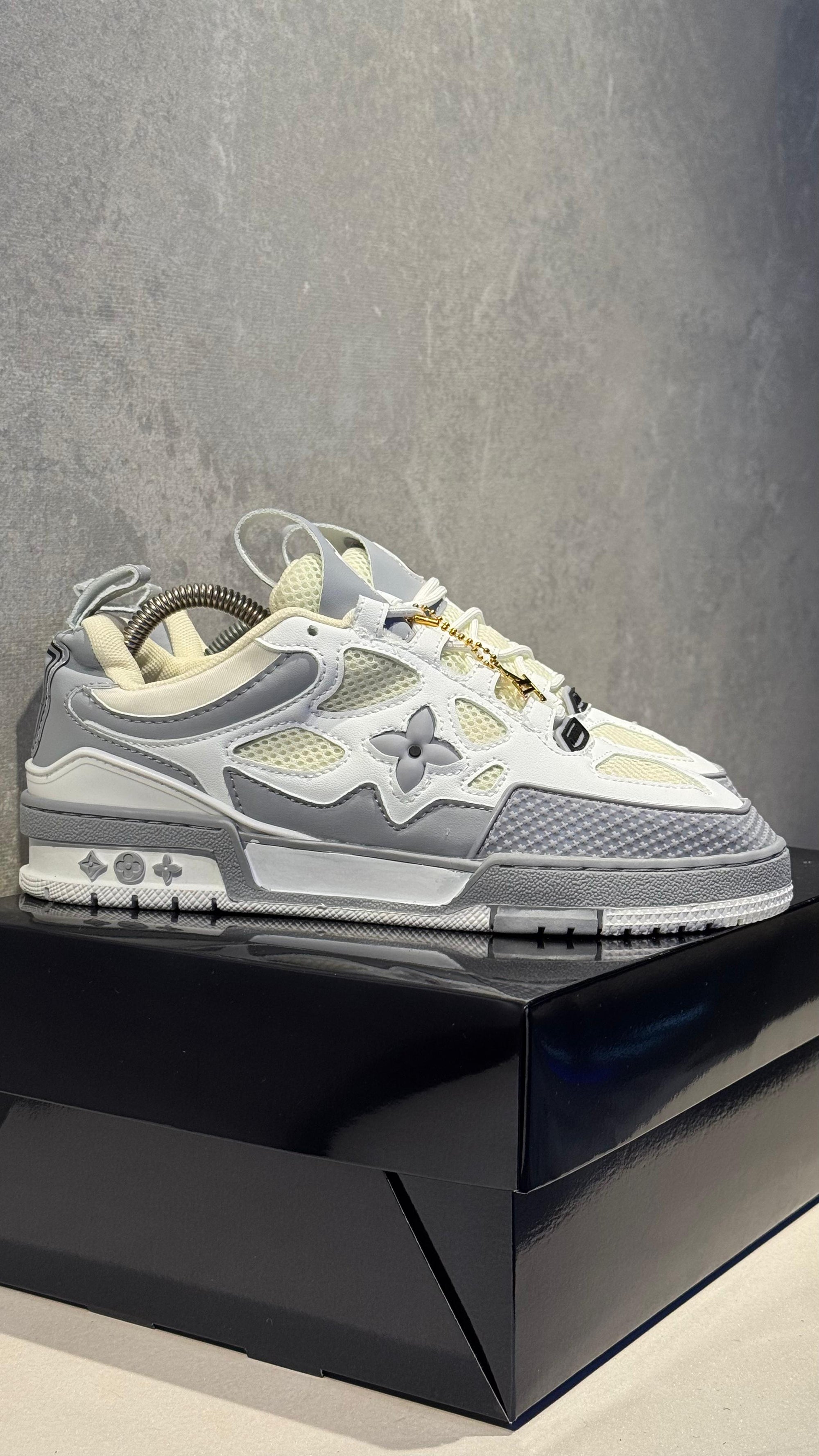 LOUIS VUITTON GRIS BLANCO