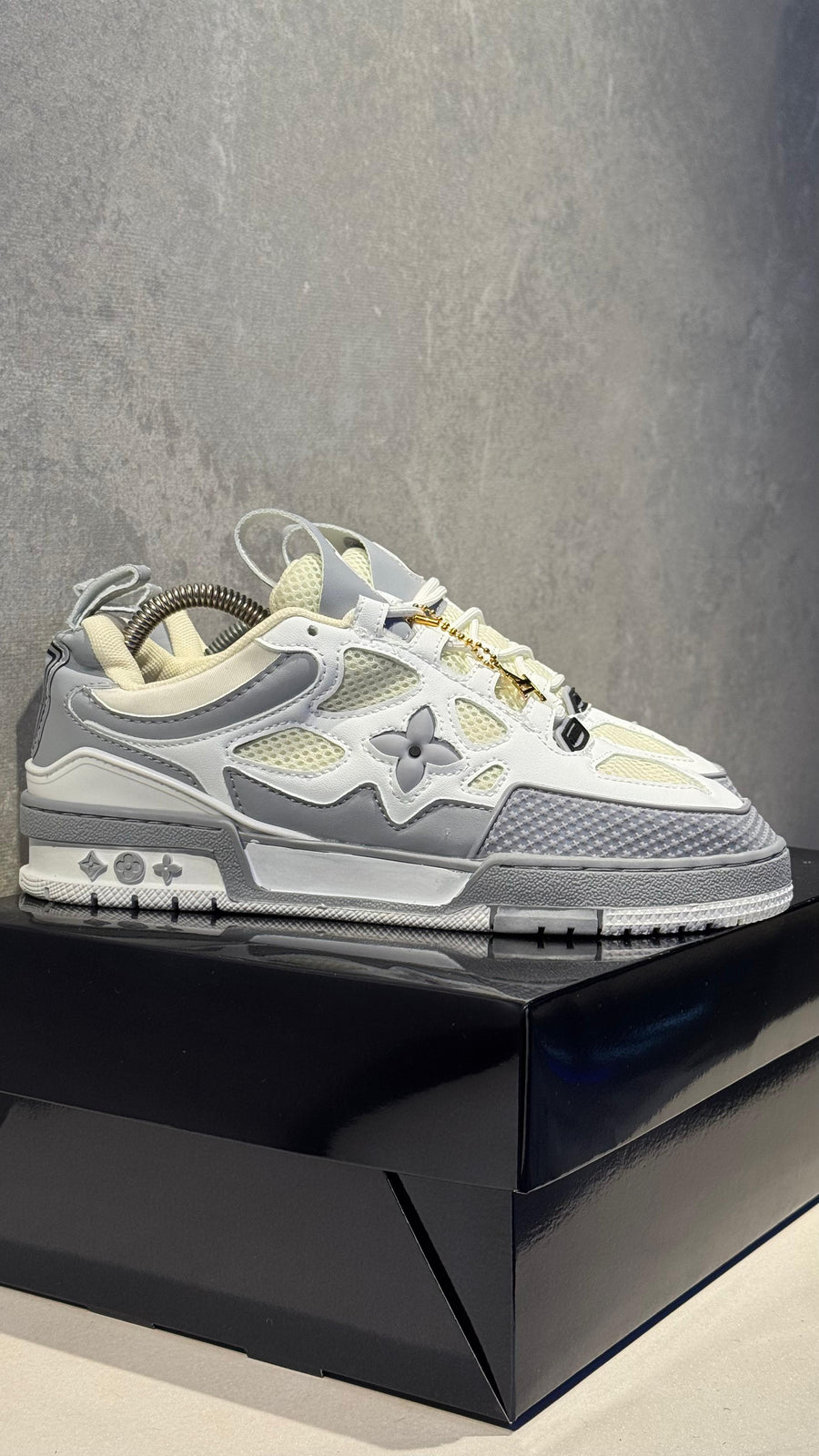 LOUIS VUITTON GRIS BLANCO
