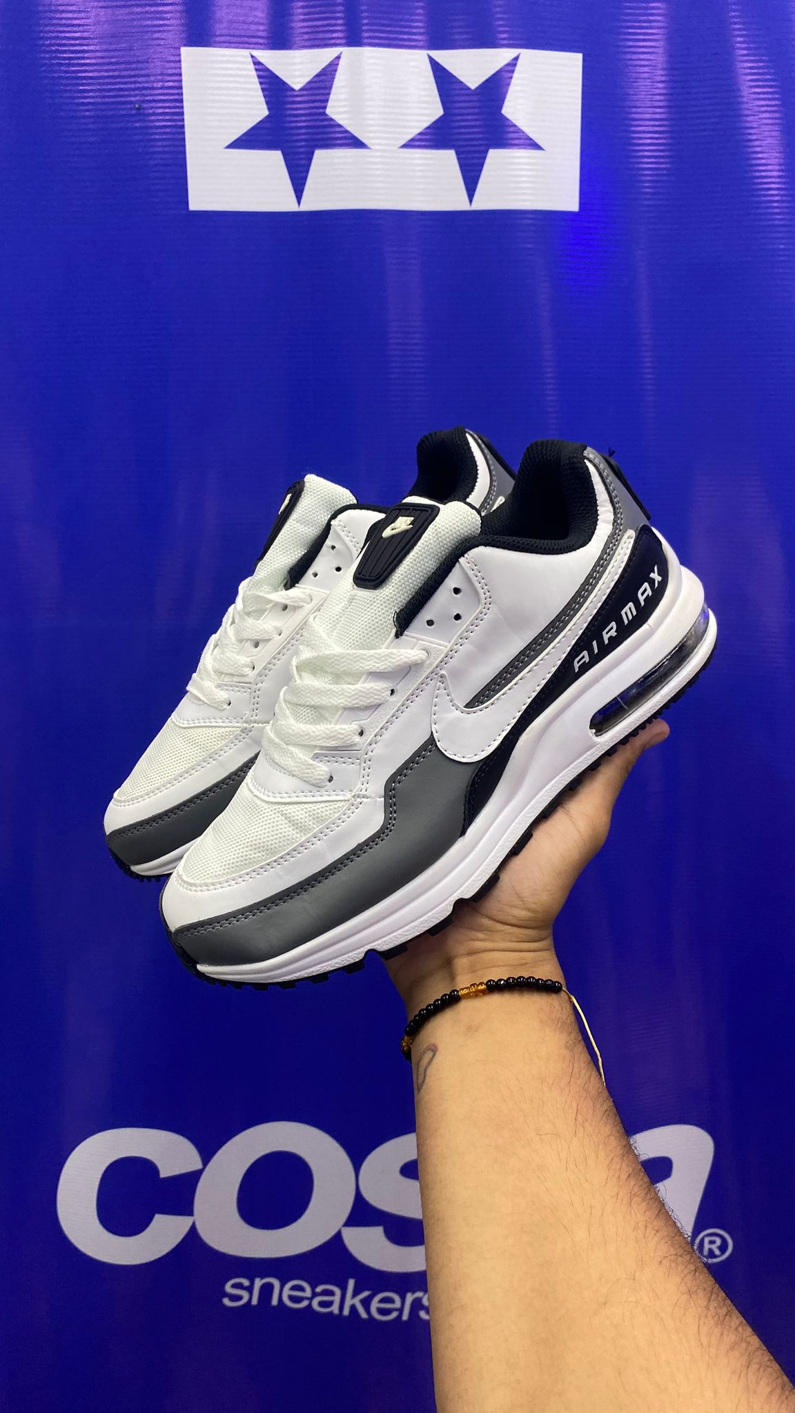 NIKE AIR MAX LTD BLANCO NEGRO GRIS