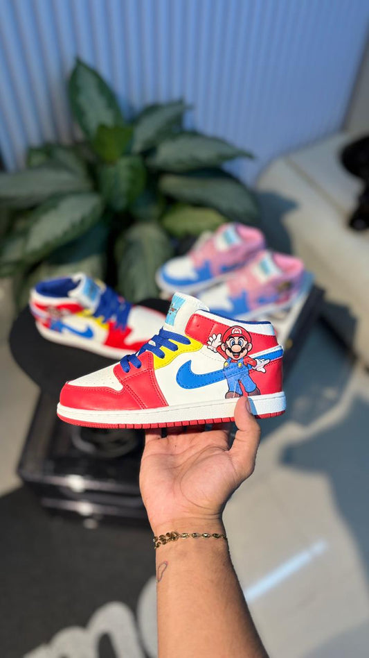 NIKE JORDAN RETRO 1 MARIO BROSS NIÑOS