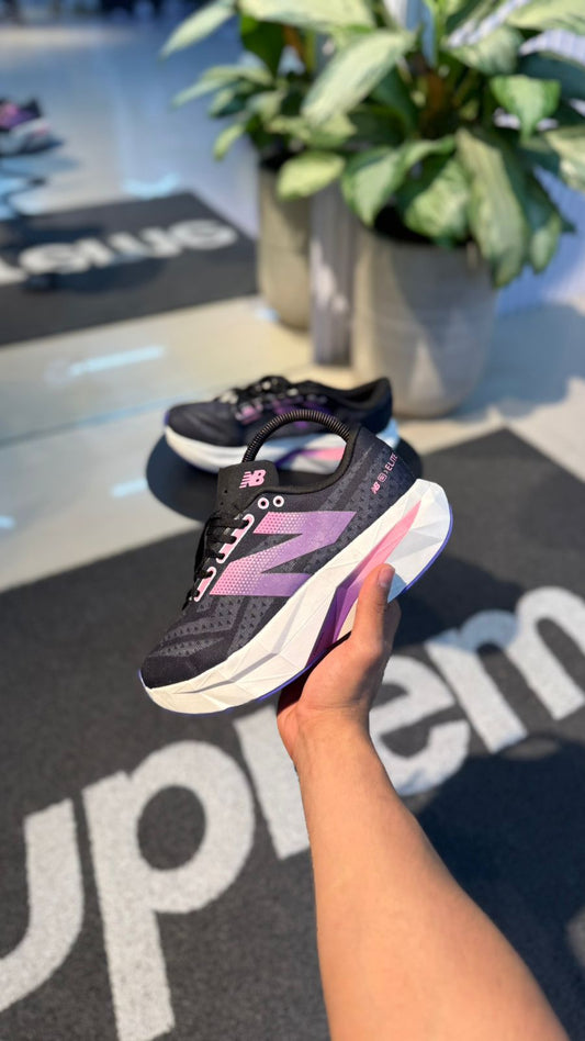 NEW BALANCE ELITE NEGRO MORADO