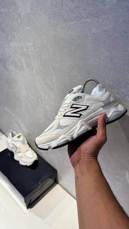 NEW 9060 BLANCO GRIS NEGRO