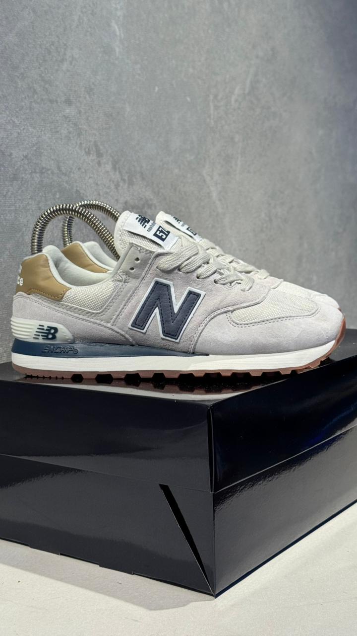 NEW BALANCE 574 GRIS AZUL TURQUIS