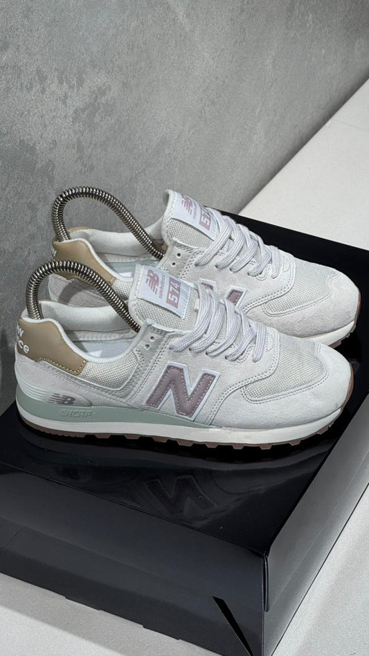 NEW BALANCE 574 GRIS ROSA