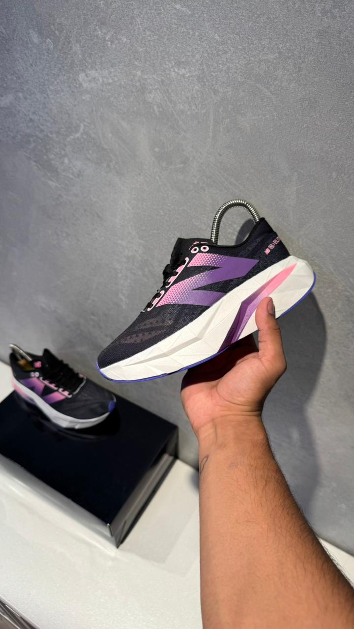 NEW BALANCE ELITE NEGRO MORADO