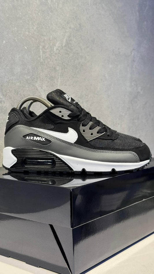NIKE AIR MAX 90 NEGRO GRIS BLANCO