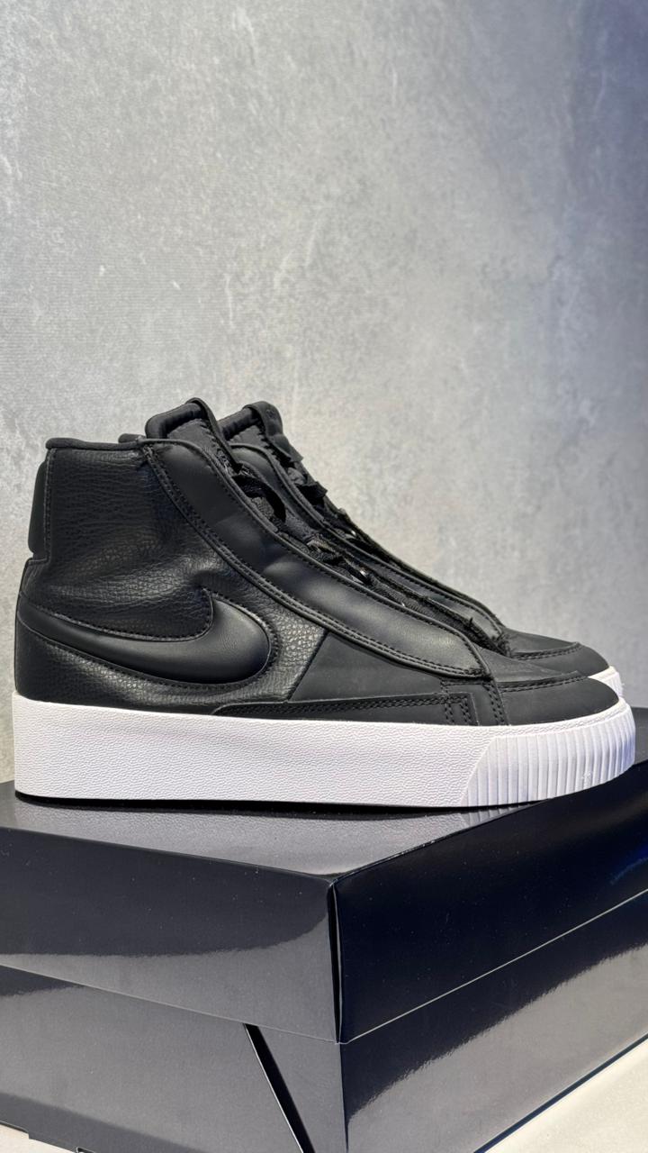 NIKE BLAZER PLATAFORMA NEGRA BLANCA PROMO