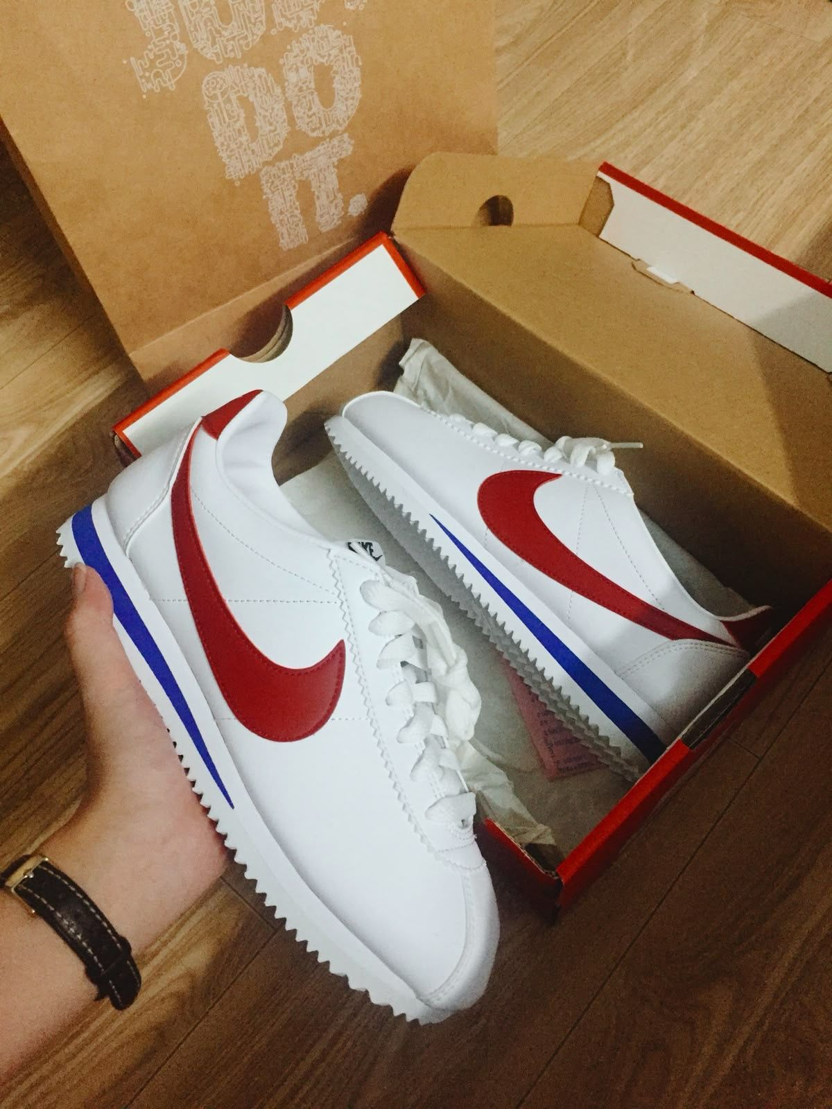 NIKE CORTEZ BLANCO ROJO