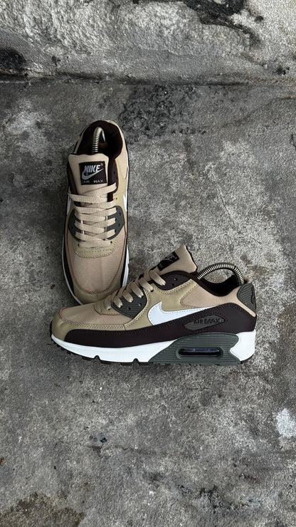 NIKE AIR MAX 90 BEIGE CAFE BLANCO