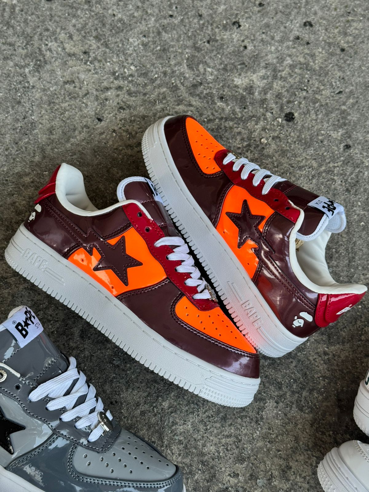 NIKE BAPE CAFE NARANJA