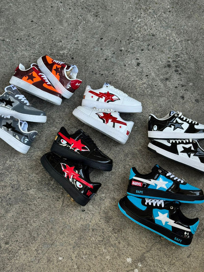 NIKE BAPE NEGRO AZUL