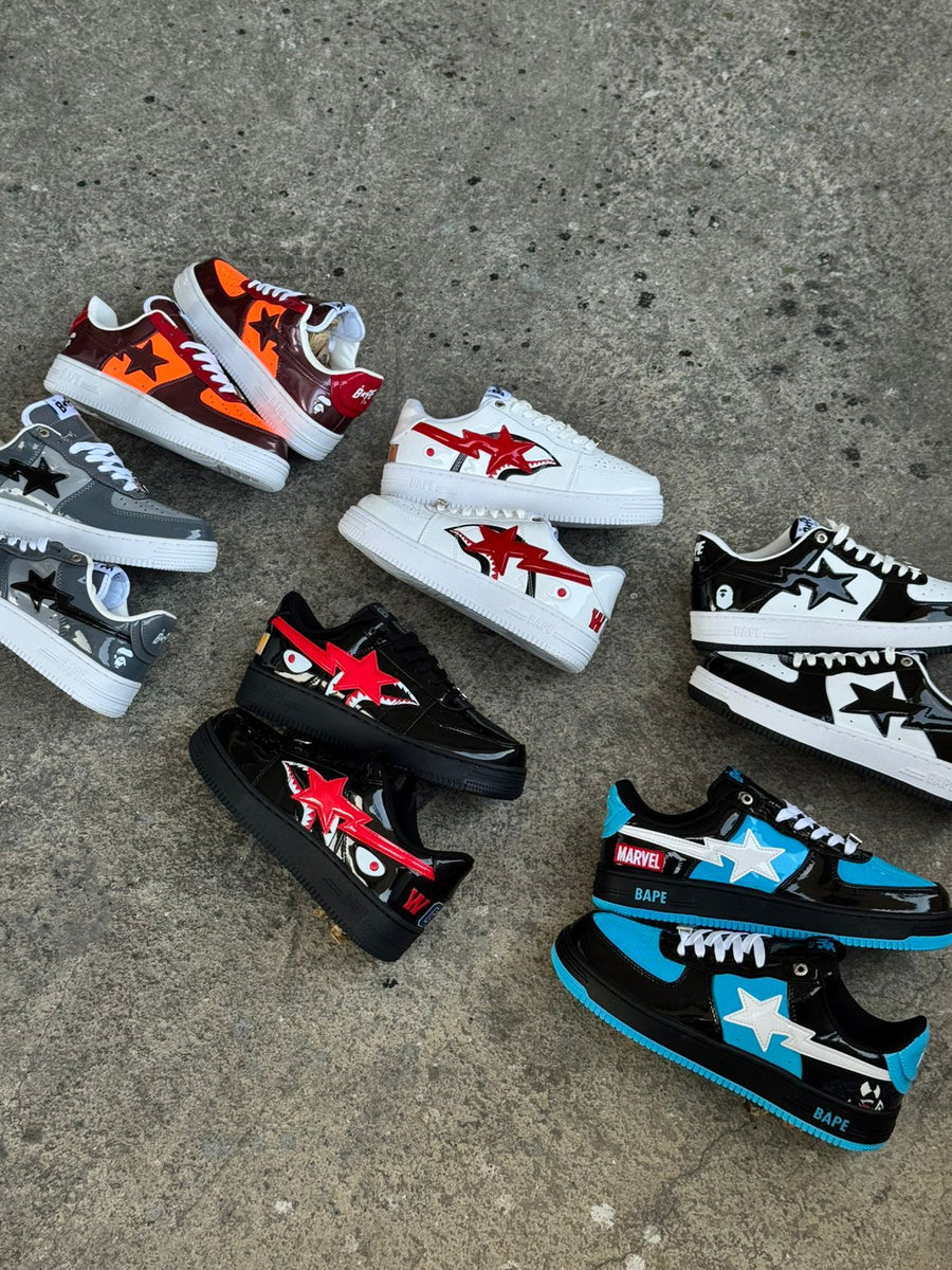 NIKE BAPE NEGRO AZUL